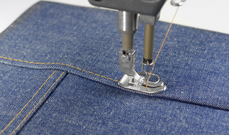 General options on lightweight (curtains, shirts ...) and medium heavy fabrics (jeans) ... and much more